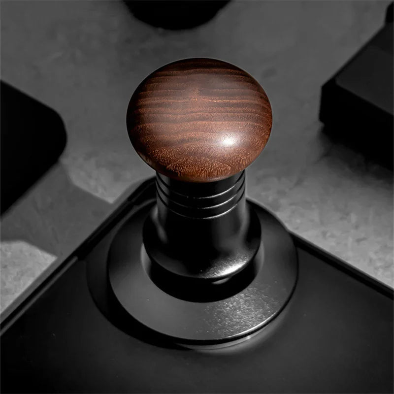 Constant Pressure Coffee Tamper | Walnut Style