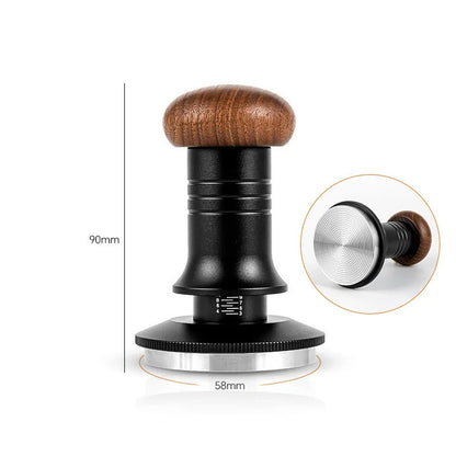 Constant Pressure Coffee Tamper | Walnut Style