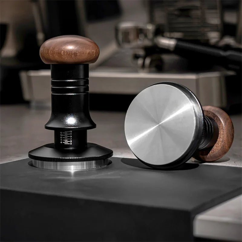 Constant Pressure Coffee Tamper | Walnut Style