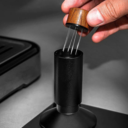 2 in 1 Constant Pressure Coffee Tamper with WDT Needle Tool