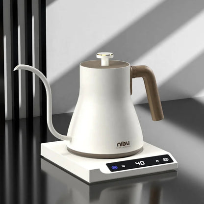 Small Coffee Electric Kettle with Temperature Control Tea Pot Drip Pour Over Stainless Steel Gooseneck Coffee Kettle